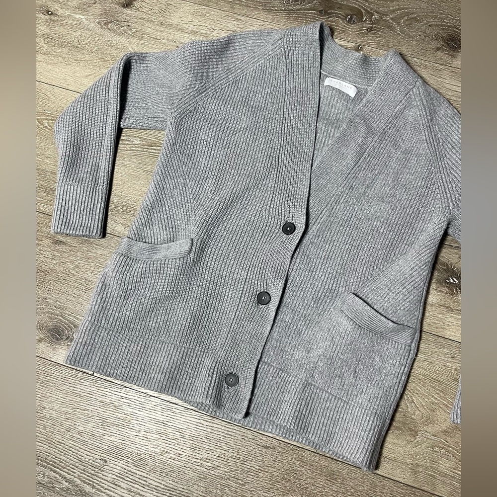 Everlane Gray Women's Cardigan Sweater